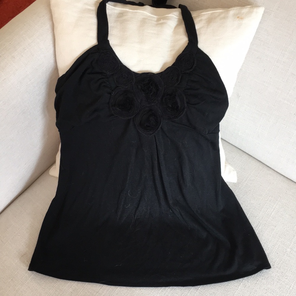 Black Halter Top